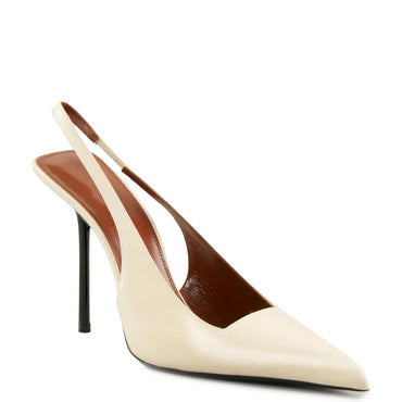 Vertundy Womens Stiletto Slingback Pointed Toe Leather High Heels
