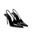 Vertundy Womens Stiletto Slingback Pointed Toe Leather High Heels