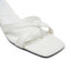 Vertundy Womens Kitten Heels Flip Flop Square Toe Low Mule Thong Sandals