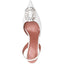 Rhinestone High Heels Satin Slingback Pumps Pointed Wedding Dress Stilettos