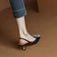 Women's Stiletto Pumps Heels Kitten Heel Slingback Sandals Strappy Closed Pointed Toe Mule Rhinestones Backless Dressy Sexy Party Summer Shoes