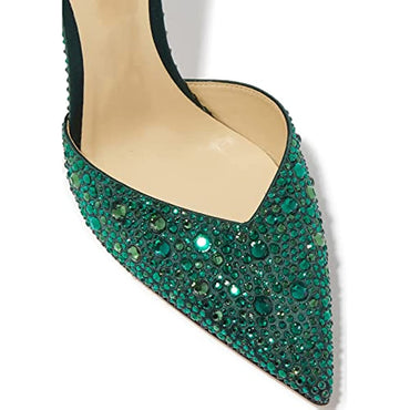 Women's High Heel Stiletto Pumps Closed Pointed Toe Ankle Strap Fashion Strappy Sandals Comfortable Party Wedding Dressy Shoes 3.3IN