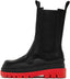 Women's Chelsea Ankle Boots Slip On Mid Calf Chunky Platform Comfortable Pull-on Booties