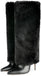 Women's Faux Furry Knee High Long Boots Pointed Toe Stiletto High Heel Comfort Warm Pull-on Winter Snow Boots