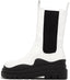Women's Chelsea Ankle Boots Slip On Mid Calf Chunky Platform Comfortable Pull-on Booties